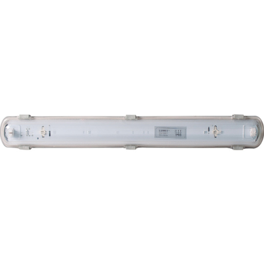 Waterproof Lamp CORAL I IP65 1x14W G5 T5 L.61,8xW.8,1xH.7,4cm Grey