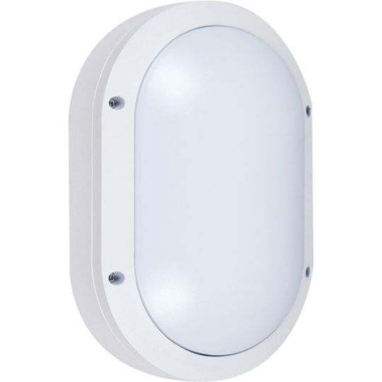 Aplique AMAZONAS grande IP54 1xE27 L.18,5xAn.9xAl.28cm Aluminio + Policarbonato (PC) Blanco