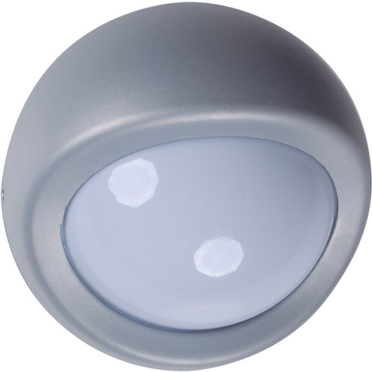 Aplique EUFRATES IP44 1xE27 An.12xD.19cm Aluminio + Policarbonato (PC) Gris