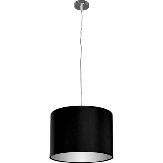 Suspensão NICOLE 1xE27 Alt.Reg.xD.30cm preto