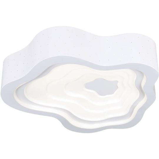 Plafond NIMBUS 1xG10q T5 circ. C.46xL.43xAlt.9cm branco