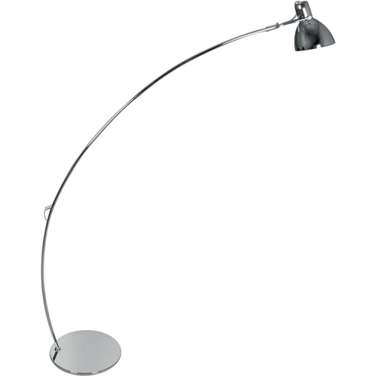 Floor Lamp EVELYN 1xE27 L.30xW.120xH.145cm Chrome