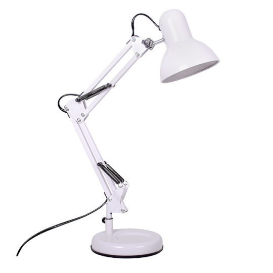 Table Lamp ANTIGONA articulated 1xE27 L.15xW.12,5xH.Reg.cm White