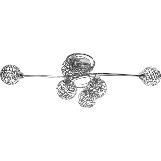 Plafond KRIPTON 6xG9 C.78xL.46xAlt.19cm cromado