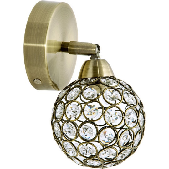 Aplique KEGAN 1xG9 C.11xL.19xAlt.11cm oxidado