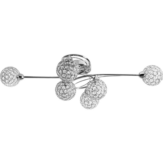 Plafond KEGAN 6xG9 C.80xL.45xAlt.19cm cromado