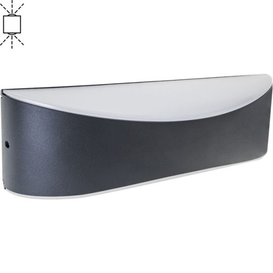 Aplique CABRIL IP65 1x10W LED 1000lm 4000K L.23xAn.6xAl.7,2cm Aluminio + Policarbonato (PC) Antracit