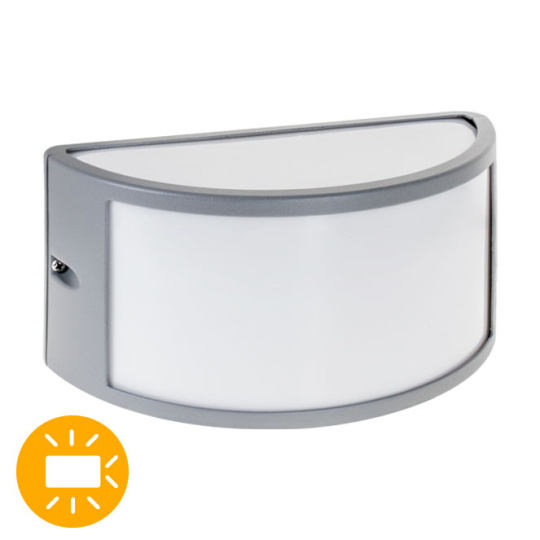 Wall Lamp TUA IP44 1xE27 L.25xW.12xH.13,5cm Grey