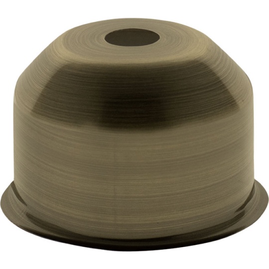 1/2 copo para suporte de lâmpada E27 Alt.3,5xD.5,2cm, em metal oxidado