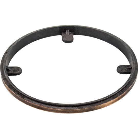 Borde de caja D. 8cm, en zamak oxidado