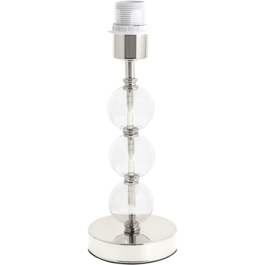 Base para candeeiro de mesa ALVOR 1xE27 Alt.33xD.12,5cm cromado