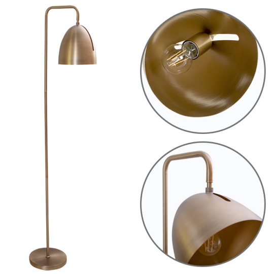 Floor Lamp INOI 1xE27 H.150xD.40cm Bronze