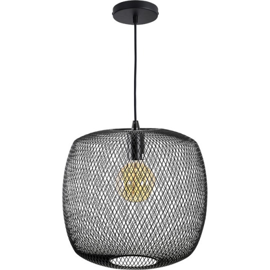 Pendant Light LUMIERE 1xE27 H.Reg.xD.33cm Black