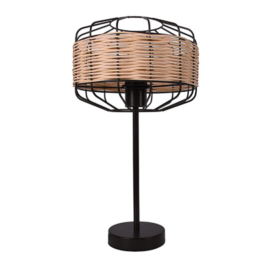 Table lamp SOLANGE D.25xA.45,5cm 1xE27 in Rattan