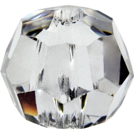 Round bead crystal D.0,8cm transparent