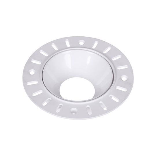 Recessed frame ONASSIS for drywall round H.4xD.11cm Polycarbonate (PC) White