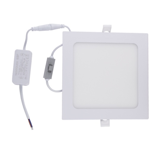 Downlight INTEGO CLASSIC square 12W LED CCT 1000lm 120° L.17xW.17xH.2cm White