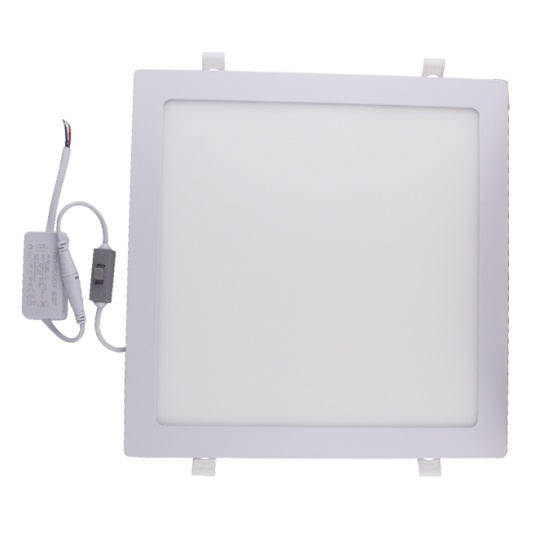 Downlight INTEGO CLASSIC square 24W LED CCT 2200lm 120° L.30xW.30xH.2cm White