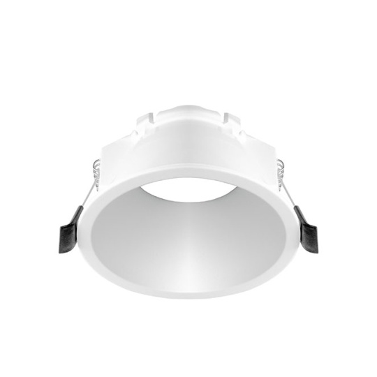 Aro de encastrar INTECA PC redondo Alt.5,2xD.9,4cm policarbonato (PC) branco