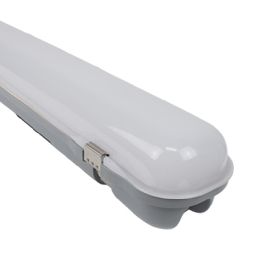 Armadura estanque LINESTA X2 D 120cm IP65 36W LED 3850lm 6400K C.120xL.7,4xAlt.7,5cm cinzento