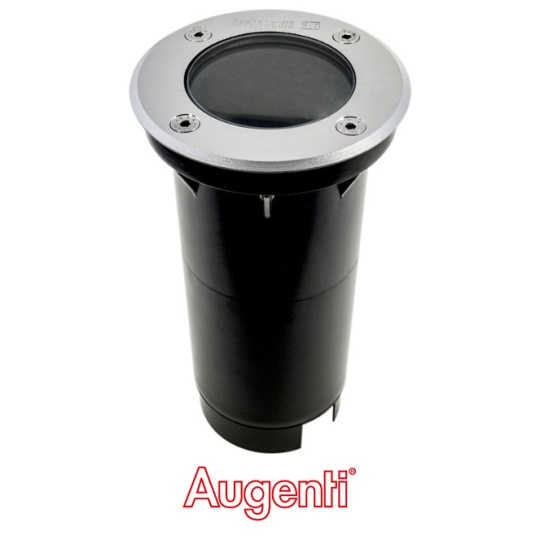 Ground Recessed Lamp ORMA round IP65 1xGU10 H.18xD.11cm Stainless Steel