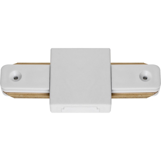 Conector "I" para calha LINE PRO X2 (2 condutores) em alumínio branco