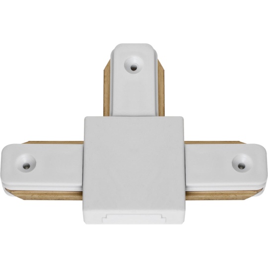 Conector "T" para calha LINE PRO X2 (2 condutores) em alumínio branco