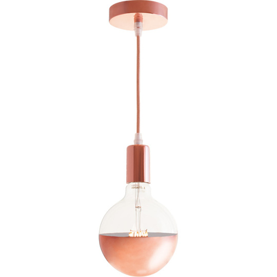 Pendant Light SENSATION 1xE27 H.Reg.xD.10cm Pink Gold