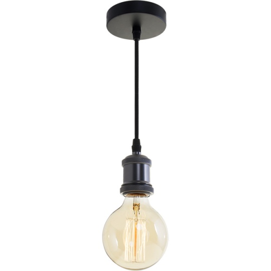 Suspensão SENSATION 1xE27 Alt.Reg.xD.10cm níquel