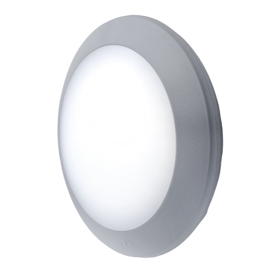 Wall lamp BERTA 1xE27 IP66 H.8xD.27,5cm grey resin