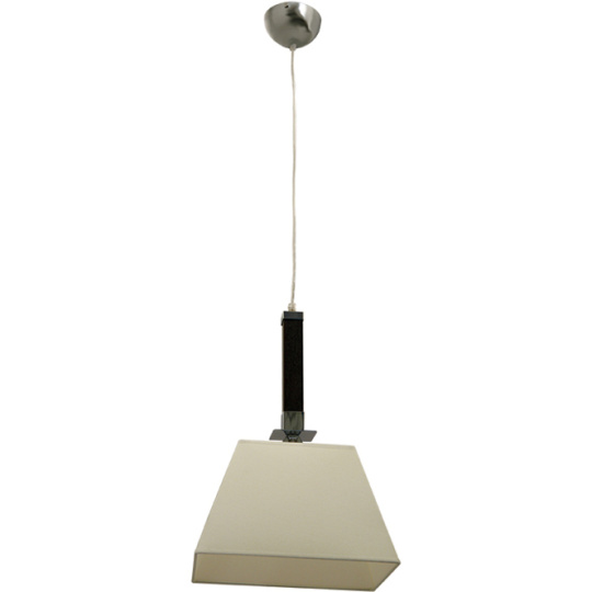 Pendant Light MÓNACO 1xE27 L.30xW.30xH.Reg.cm Wengue/Beije