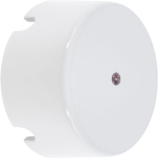 Caixa de derivação PORCELAIN 3 entradas/saídas D.100mm em porcelana branca