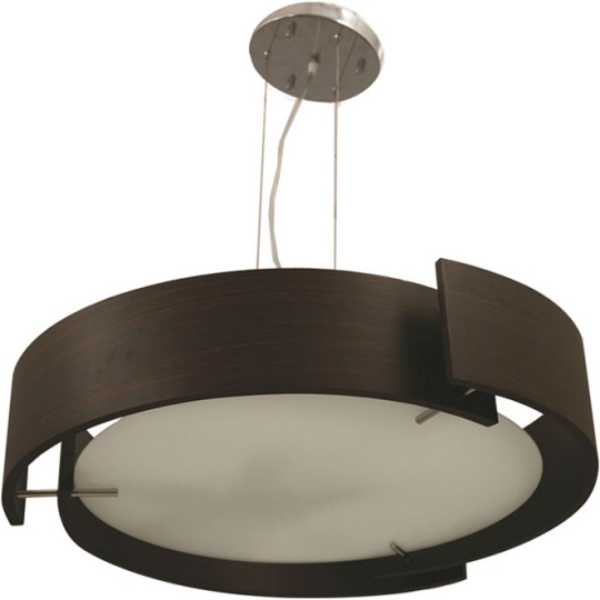 Suspensão SIMON 8xE27 Alt.Reg.xD.93cm wengue