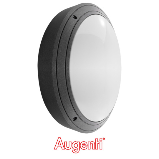 Plafond GEO 380 IP65 1xE27 W.13xD.38cm Anthracite