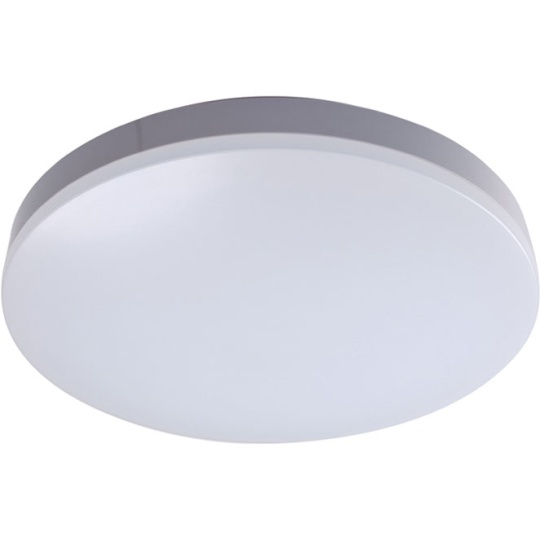 Plafond ARAGONITA 1x12W LED 1000lm 4000K Alt.5,5xD.24cm branco