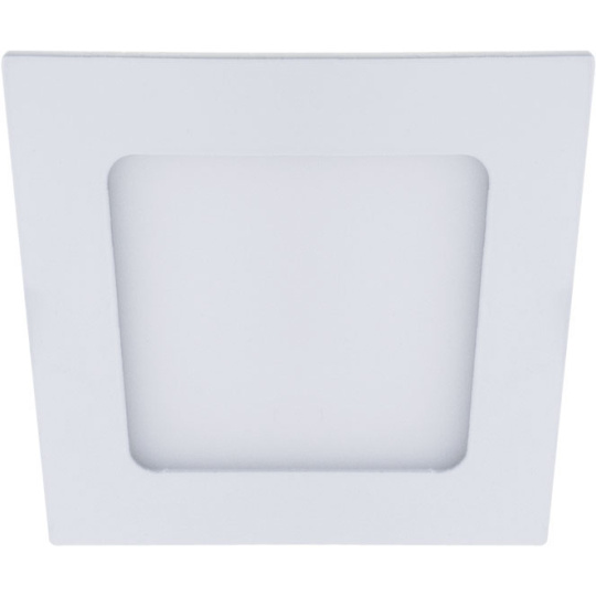 Downlight Empotrable FRANCO cuadrado 1x6W LED 336lm 6400K 120° L.12xAn.12xAl.0,2cm Blanco