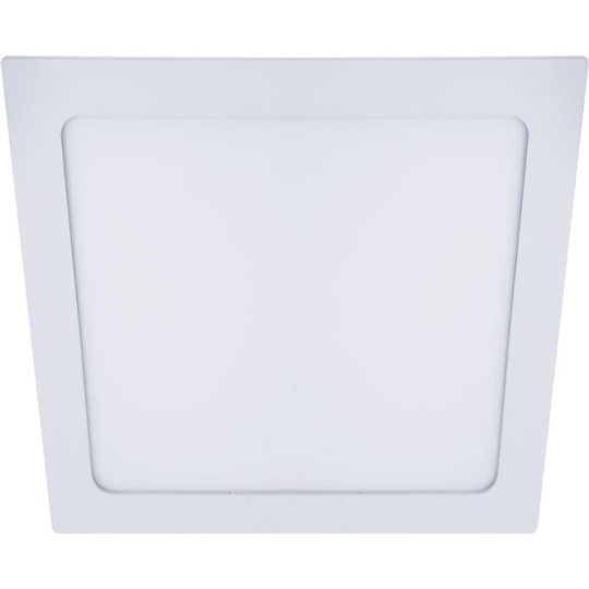 Downlight FRANCO square 1x18W LED 1260lm 3000K 120° L.22,5xW.22,5xH.0,2cm White