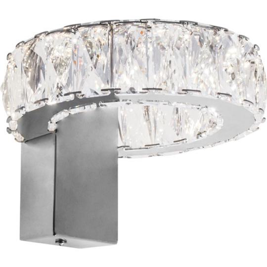 Wall Lamp ZURIQUE 1x12W LED 1000lm 4000K L.17xW.16xH.11cm Chrome