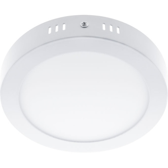Plafond ESCUDO redondo 1x12W LED 672lm 4000K 120° Alt.3,5xD.17cm branco