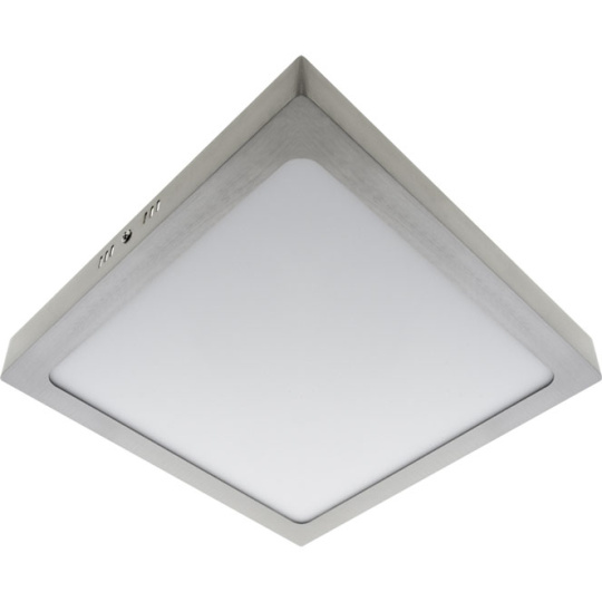 Plafond PESETA square 30x30 1x24W LED 1560lm 4000K 120° L.30xW.30xH.3,5cm Satin Nickel