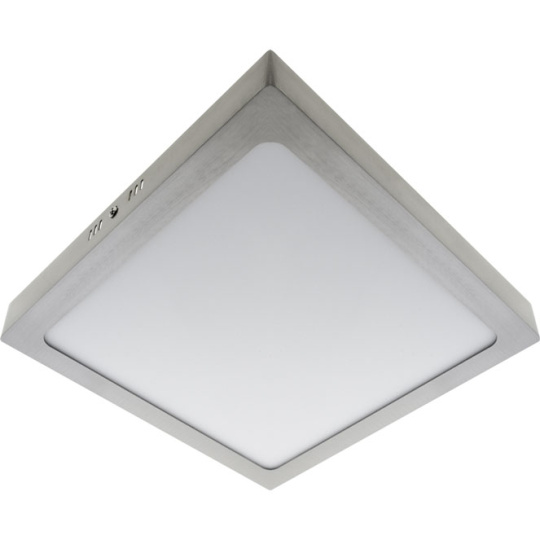 Plafond PESETA square 30x30 1x24W LED 1560lm 4000K 120° L.30xW.30xH.3,5cm Satin Nickel