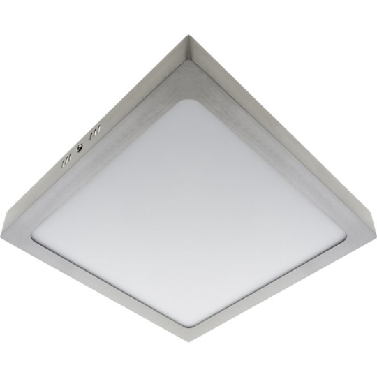 Plafond PESETA square 30x30 1x24W LED 1560lm 6000K 120° L.30xW.30xH.3,5cm Satin Nickel