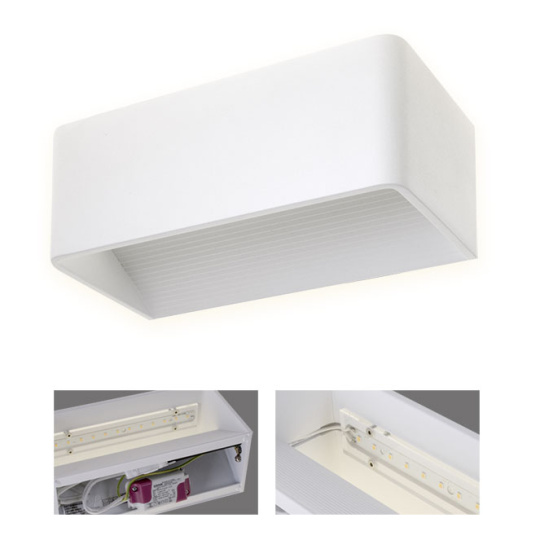 Wall Lamp EDNA 1x6W LED 520lm 3000K L.20xW.10xH.8cm Sand