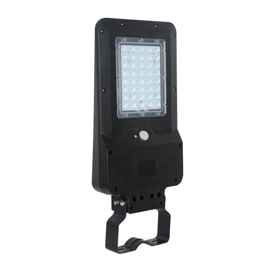 Solar Wall Lamp DALTON w/sensor and solar panel IP65 15W LED 1600lm 6000K 90° L.23,19xW.49,25xH5,8cm