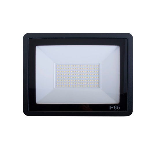 Projector TUMUT IP65 100W LED 6000lm 6400K 120°C.27,1xL.3,5xAlt.21,0cm preto