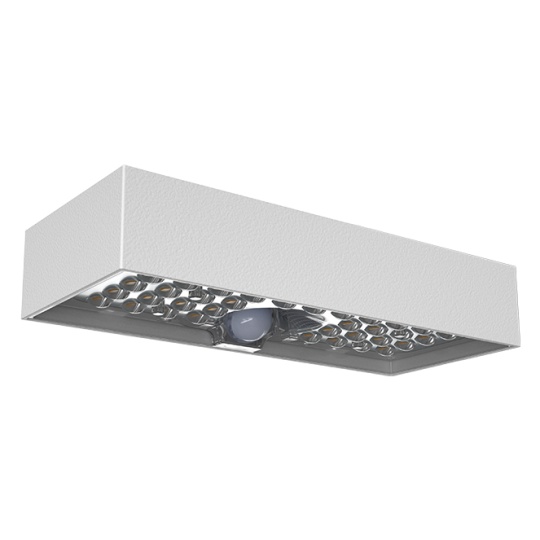 Aplique solar SANDOVAL IP65 6W LED 900lm 3000K C.23xAlt.4,27cm branco