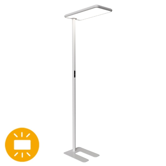 Candeeiro de pé BOROMIR LED 40W+60W 3800/4000lm 4000K