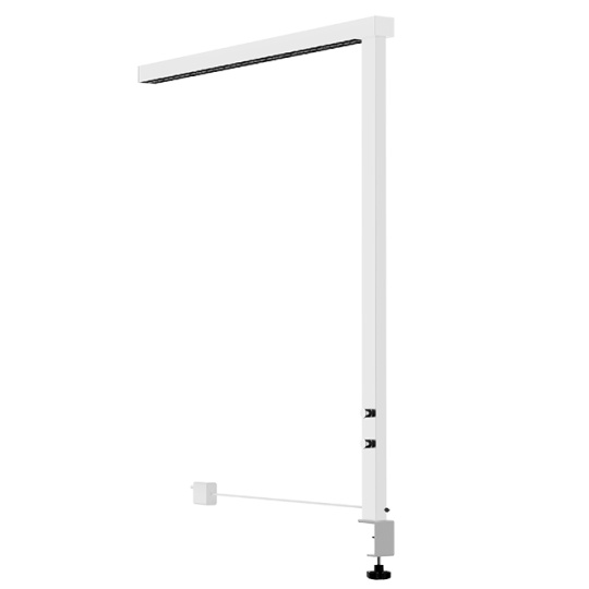 Candeeiro de mesa WORK 25W+25W LED 4000K com mola em branco