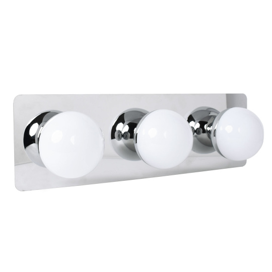 Wall Lamp SIRLA 3x5W LED 1650lm 4000K IP44 L.10xW.5xH.10cm chrome