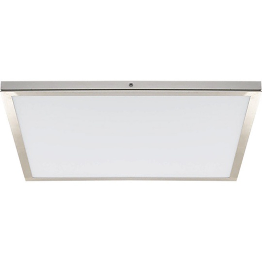 Painel de superfície TOLSTOI 30x30 1x24W LED 1920lm 3000K 120° C.30xL.30xAlt.2,3cm níquel
